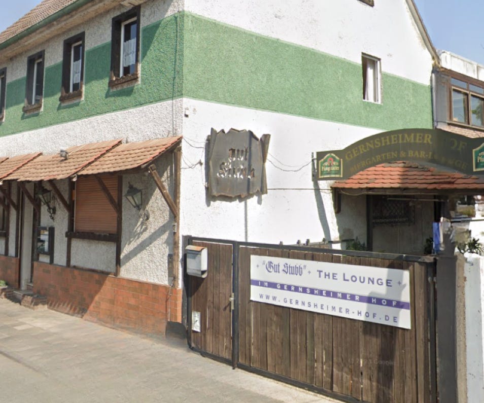 Gelbe Laternen Eingeschaltet